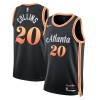 Maillot Basket Homme Atlanta Hawks John Collins 20 2022-23 Nike City Edition Noir Swingman